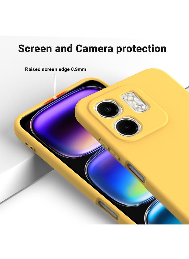 S-TOP Case For Infinix Smart 9 Solid Color Liquid Silicone Dropproof Full Coverage Phone Case - Image 4