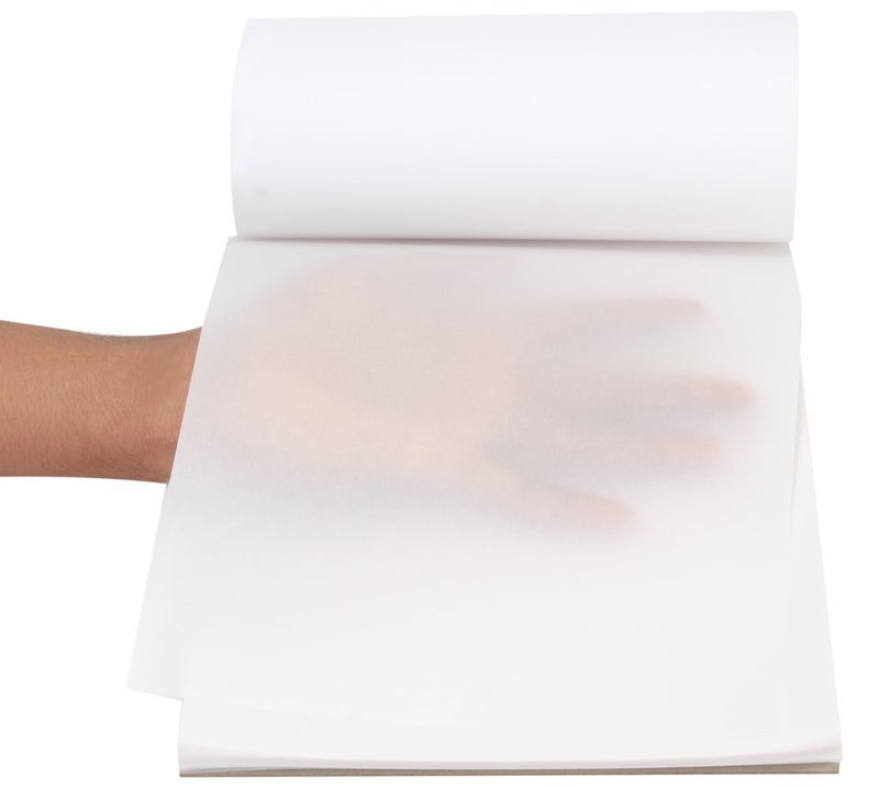 DREAM XPLORE DREAM XPLORE A4 Size Artists Tracing PaperButter Paper Translucent Sketching and Tracing Paper for Pencil Marker and Ink Lightweight 100 Sheets