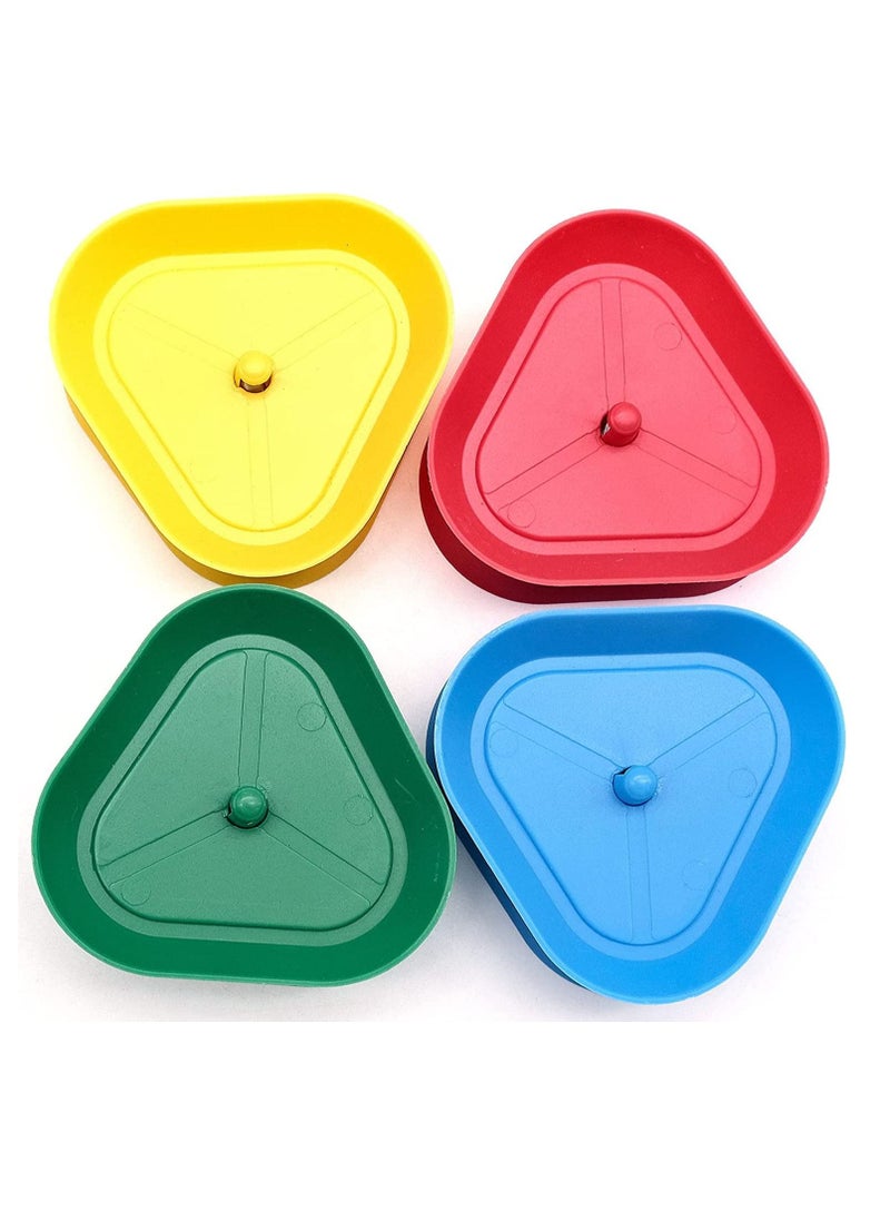 Triangle Shaped Hands Free Playing Card Holder, Triangle Shaped Game Accessories Kids and Senior Gaming Aids for Party or Family Game Night