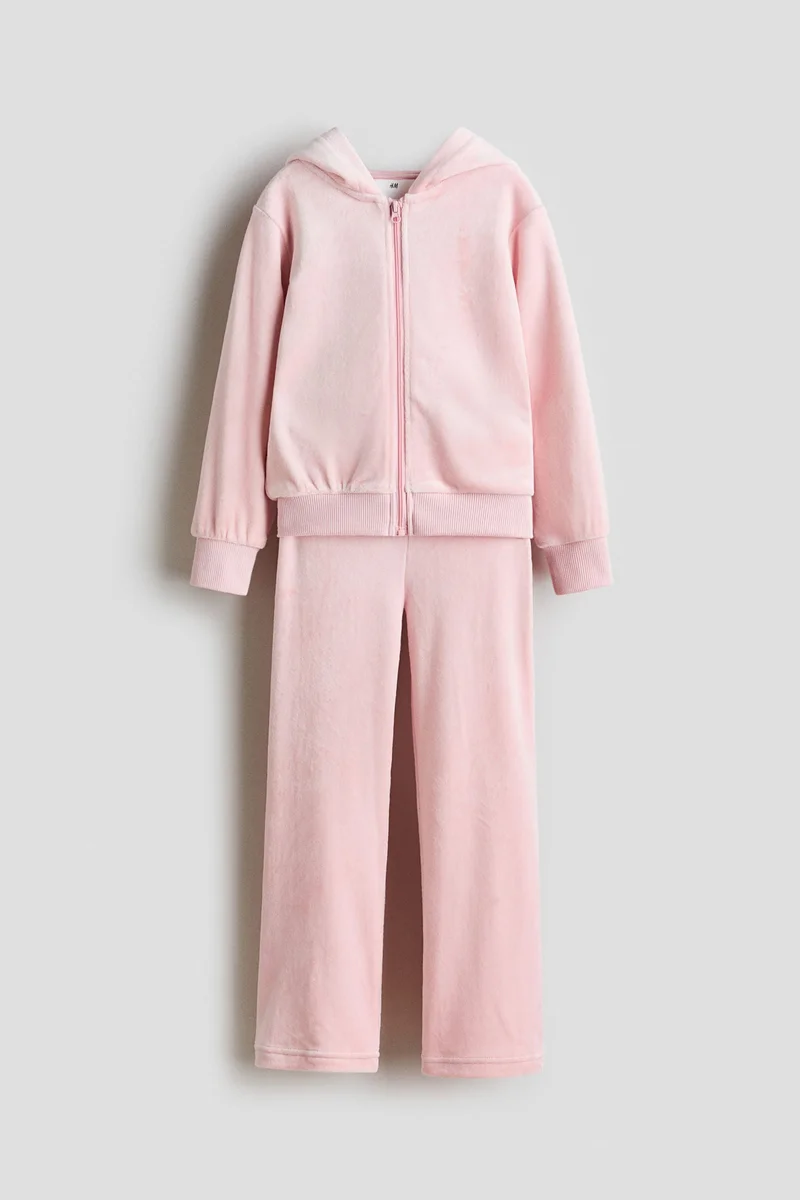 H&M 2-piece velour set