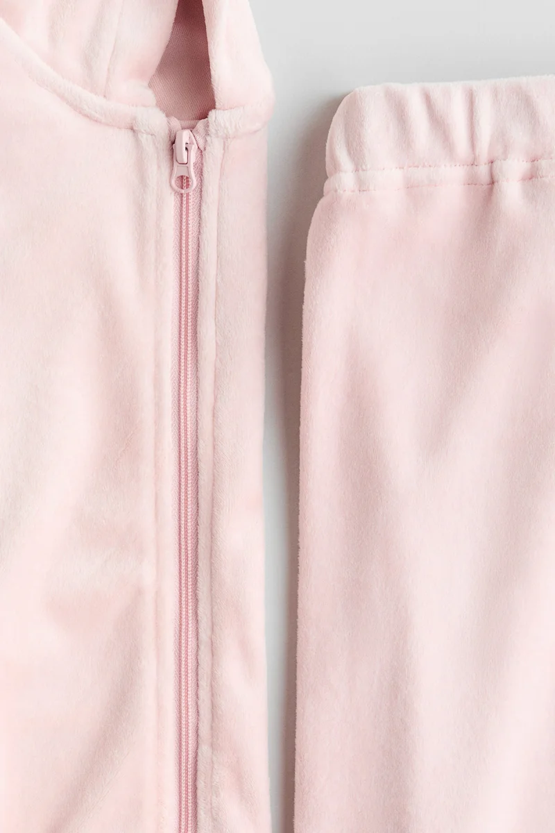 H&M 2-piece velour set