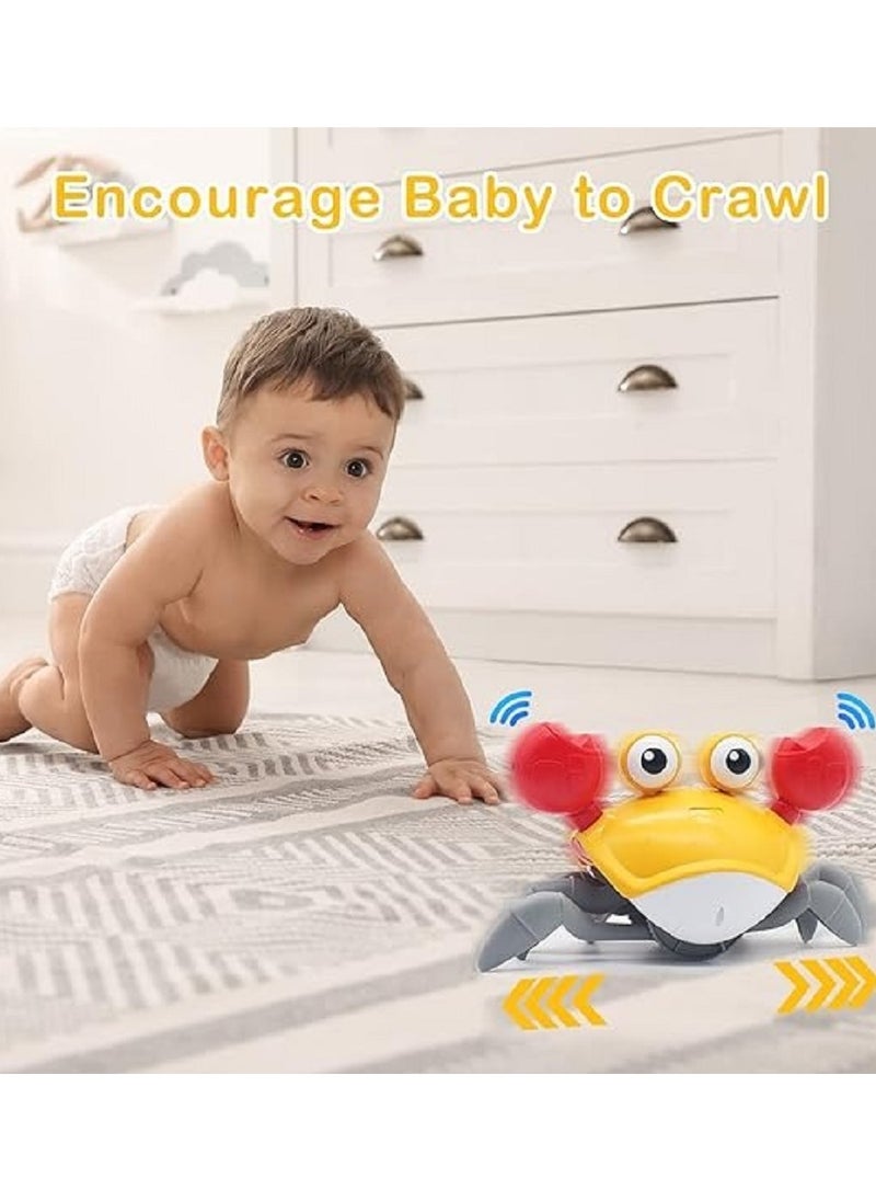 YOMNA - New Creative Electric Runaway Crab Baby Educational Toddler Toy Interactive Escaping Toys With LED A - Image 1