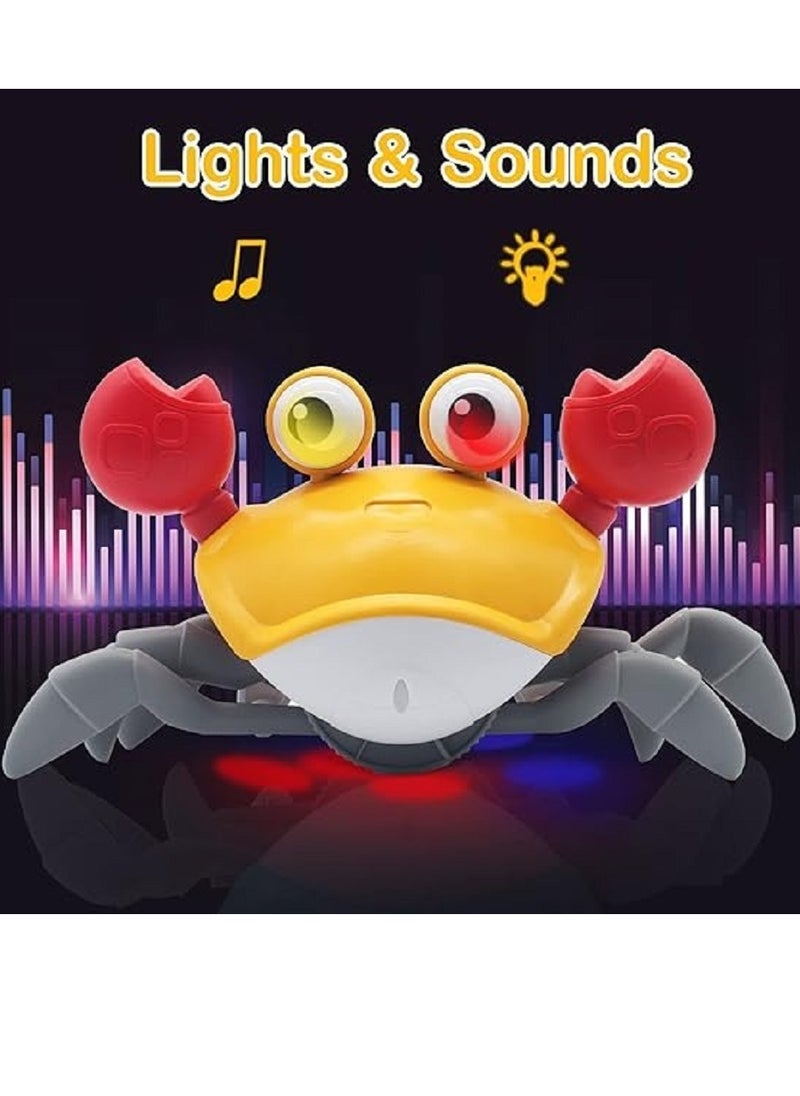 YOMNA - New Creative Electric Runaway Crab Baby Educational Toddler Toy Interactive Escaping Toys With LED A - Image 1