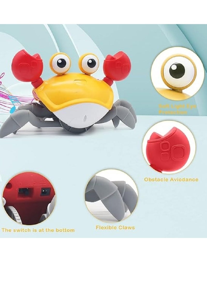 YOMNA - New Creative Electric Runaway Crab Baby Educational Toddler Toy Interactive Escaping Toys With LED A - Image 1