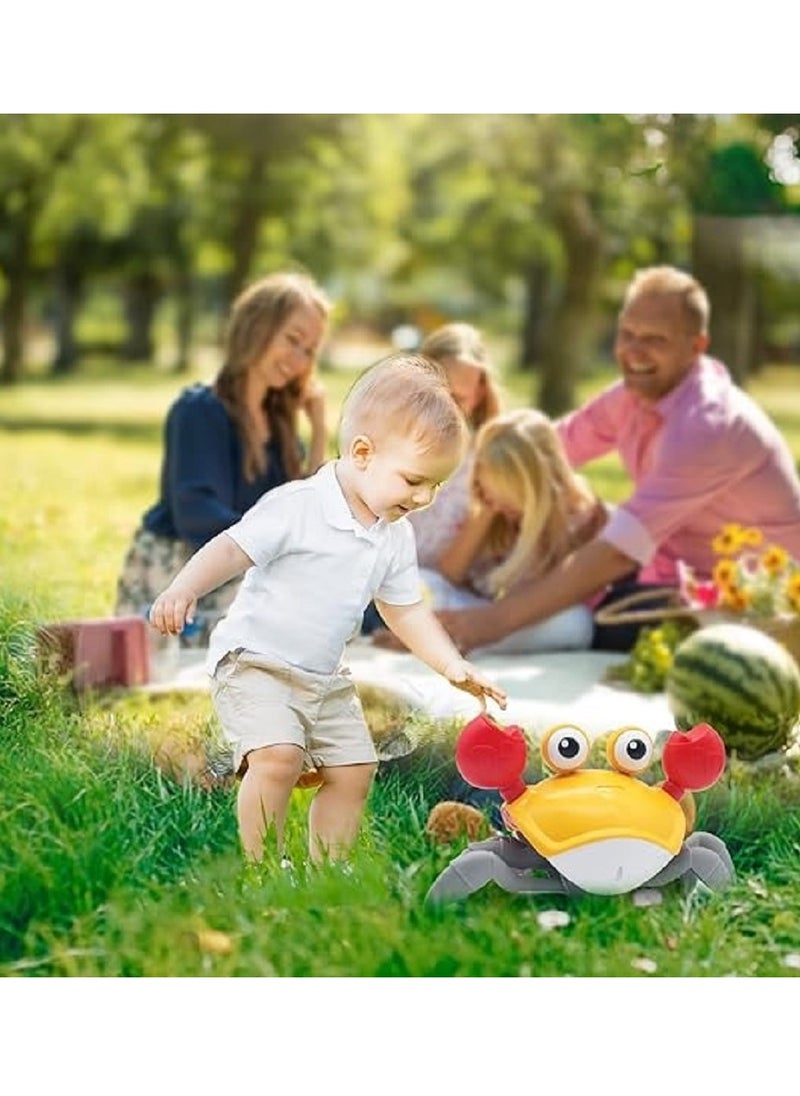 YOMNA - New Creative Electric Runaway Crab Baby Educational Toddler Toy Interactive Escaping Toys With LED A - Image 1