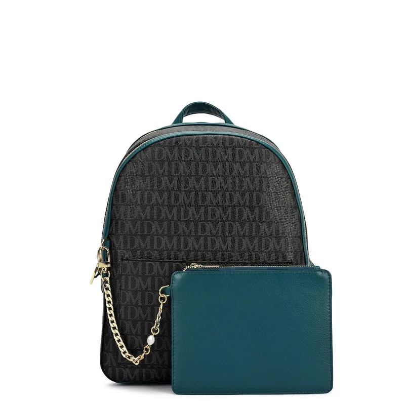 Da Milano black Classic Monogram Backpack (S)  | Best Price UAE