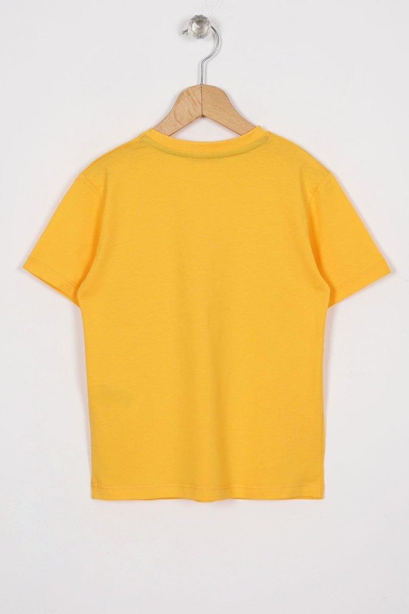 Zepkids Game Console Printed Oversize Yellow Color Boy T-shirt  - Image 3