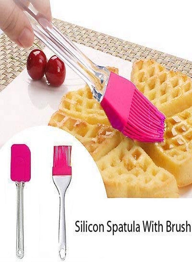 MPK Perfect 24 Pisces Plastic Clothes Clips and Silicone Spatula with Pastry Brush Set - Image 4
