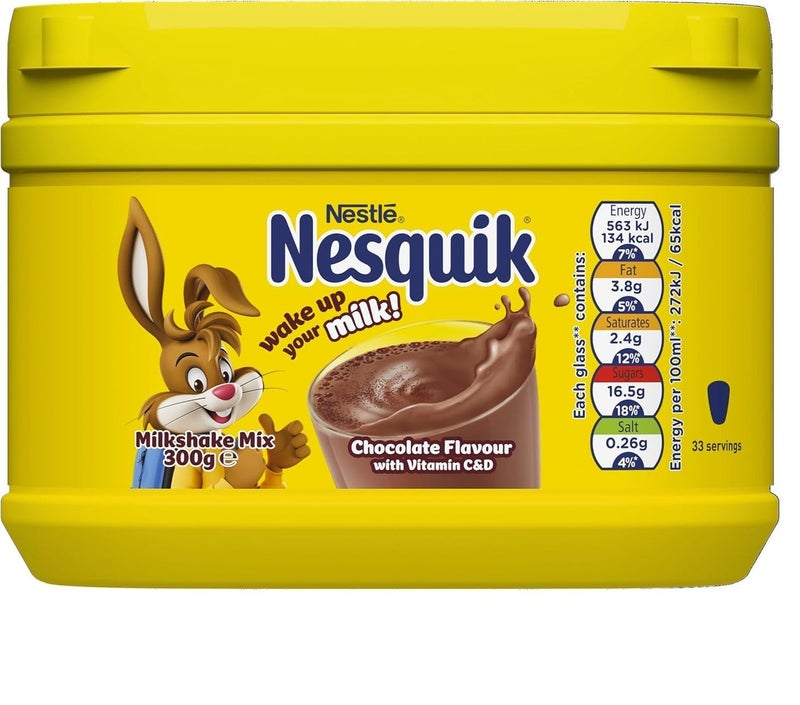 Nestle Nesquik Milk Shake Mix Chocolate Flavour 300g - Image 2