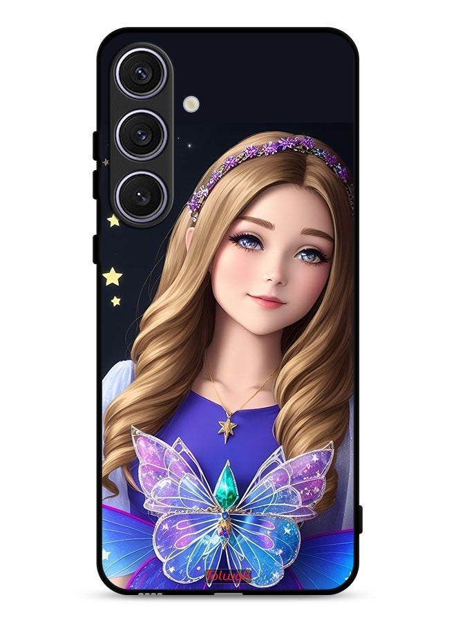 Tolwak Samsung Galaxy S25 FE Protective Case Cover Cute Butterfly Girl - Image 1
