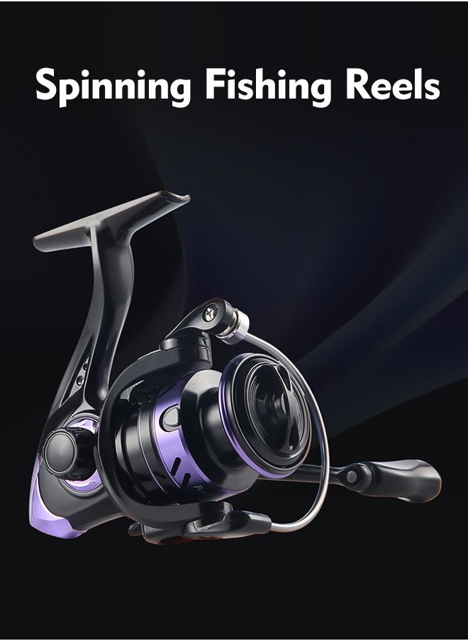HAUT TON Fishing Reel, Ultralight Spinning Reels 5.2:1 Gear Ratio, Over 9KG Carbon Drag 4000 CNC Aluminum Spool for Saltwater or Freshwater Fishing(PW4000)  - Image 3
