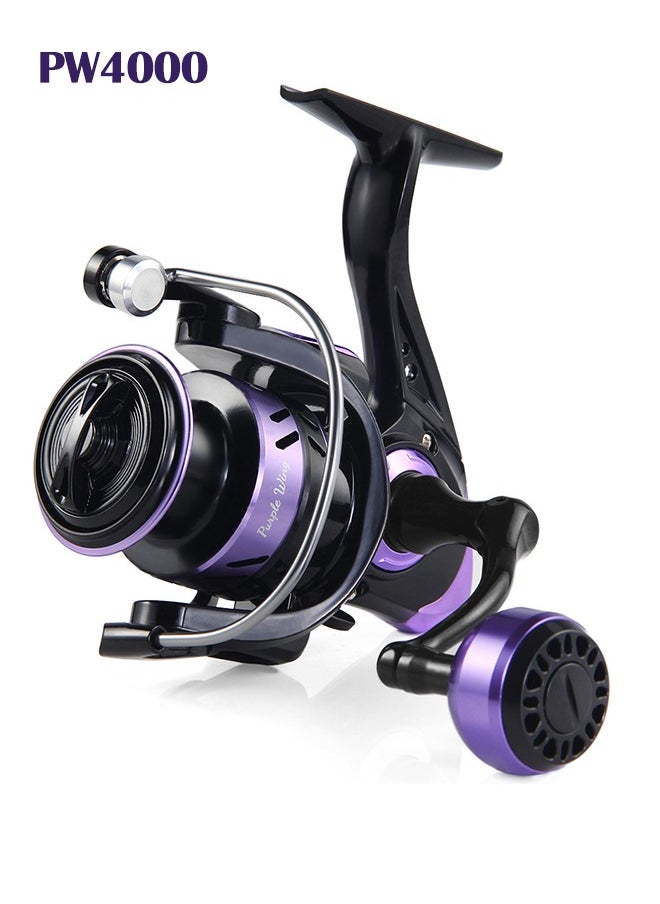 HAUT TON Fishing Reel, Ultralight Spinning Reels 5.2:1 Gear Ratio, Over 9KG Carbon Drag 4000 CNC Aluminum Spool for Saltwater or Freshwater Fishing(PW4000)  - Image 1