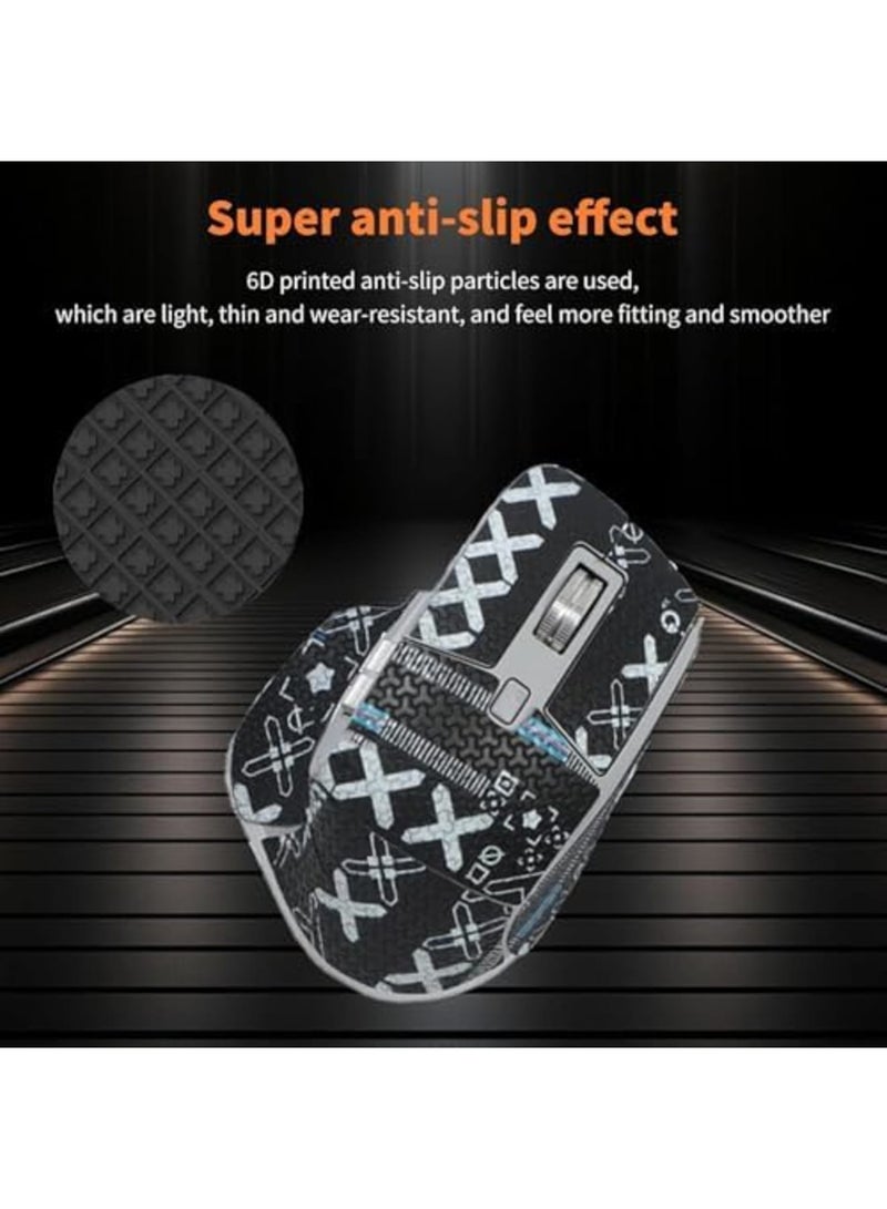 SYOSI Mouse Grip Tape for Logitech MX Master 3S – Sweat-Resistant,Rounded Curved Edges Mouse Feet Skates,Self-Adhesive PreCut Upgrade Kit,Foot Pad for Enhanced Comfort & Control(Black) - Image 5