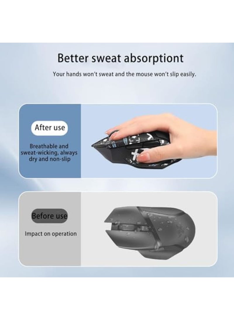 SYOSI Mouse Grip Tape for Logitech MX Master 3S – Sweat-Resistant,Rounded Curved Edges Mouse Feet Skates,Self-Adhesive PreCut Upgrade Kit,Foot Pad for Enhanced Comfort & Control(Black) - Image 2