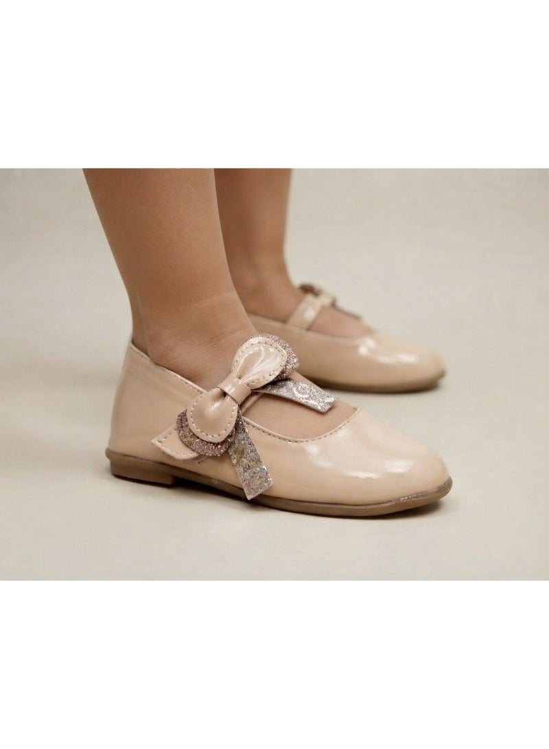 Girls' shoes with a bow design - Image 2