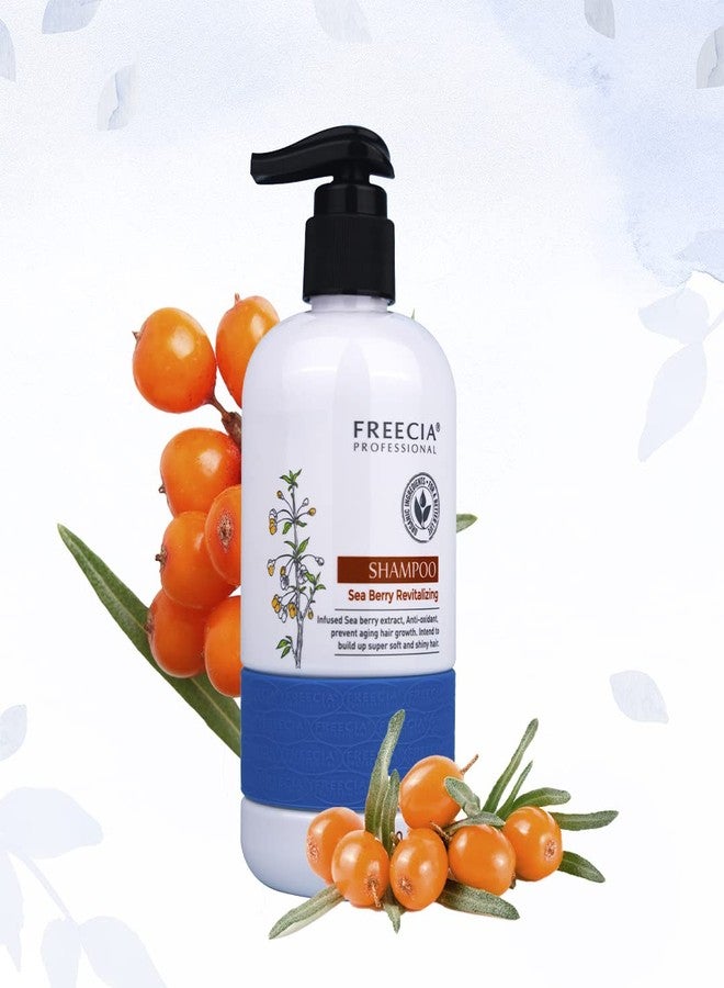 Freecia Professional Sea Berry Revitalizing Shampoo with Omega 3,6,7,9-300 ml | Anti-Oxidant Rich | Reduces Dandruff & Hair Aging | Nourishing & Shine Boosting | For All Hair Types - Image 1