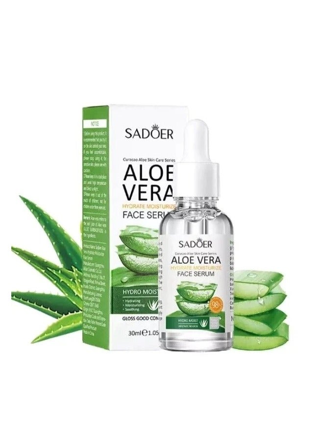 SADOER Sadour Aloe Vera Moisturizing Facial Serum 30ml - Image 1