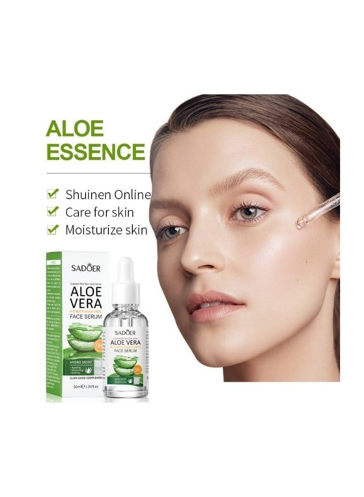 SADOER Sadour Aloe Vera Moisturizing Facial Serum 30ml - Image 3