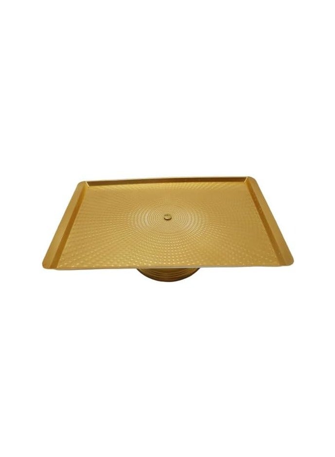 Painted Rectangular Legs Gold – Elegant Decorative Tray with Gold Legs for Special Occasions - Image 1