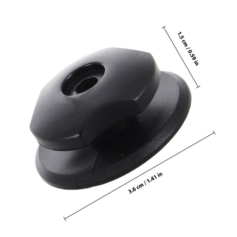 4 Set Car Trunk Hanger Car Hook Mounting Points with Screws and Adhesive Tape Vehicle Luggage Trailer Net Hook for Rear Cargo - Image 2
