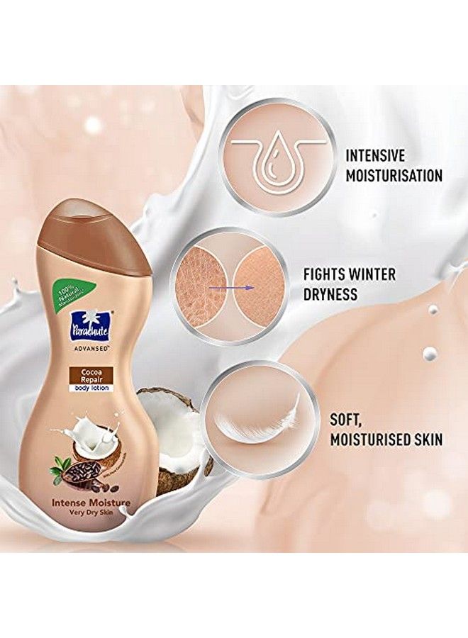 Parachute Advansed Cocoa Repair Body Lotion With Pure Coconut Milk & Cocoa Butter 100% Natural Moisturiser 250Ml - Image 3