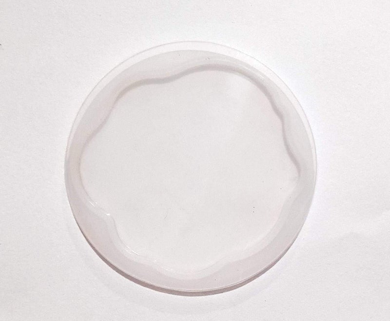 R H lifestyle Creative DIY Multipurpose Transparent Silicone Coaster Mold (Circle T Coaster, 4") - Image 2