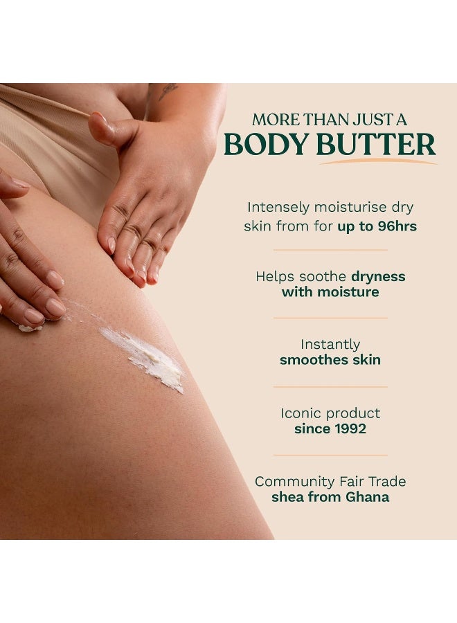 THE BODY SHOP Shea Body Butter – Intensive Nourishment for Very Dry Skin | 96hr Moisture | Soft, Smooth & Non-Greasy | Rich Buttery Texture with Nutty Scent, 400 ml - Image 5