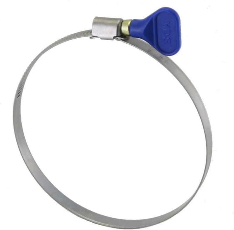 YDS EVEREON Butterfly Stainless Steel W2 Hose Clamp, Turn Key, 90-110 mm (3-1/2" to 4-3/8") Diameter Ranger, 9 mm Bandwidth (Pack of 5) - Image 1