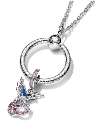 Phoenix Dangle Charm and O Pendant Necklace Set,Product Code: B801719-45,45cm - pzsku/ZC8ED469A71B5EC522D70Z/45/_/1729211446/5e003109-77a6-4a37-9bdb-0a80370dbd51