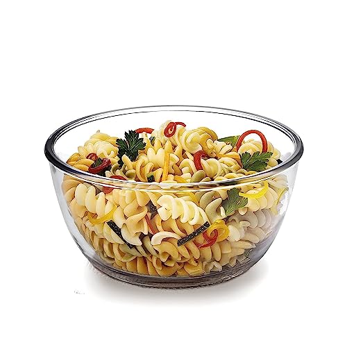 Femora Borosilicate Glass Microwave Safe All-Purpose Mixing Bowl,2650 ML, Set of 2 - Image 4