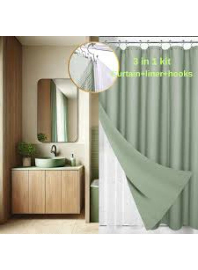 Eleven Group Shower Curtain waterproof 200 cm length*140 cm width - Image 2