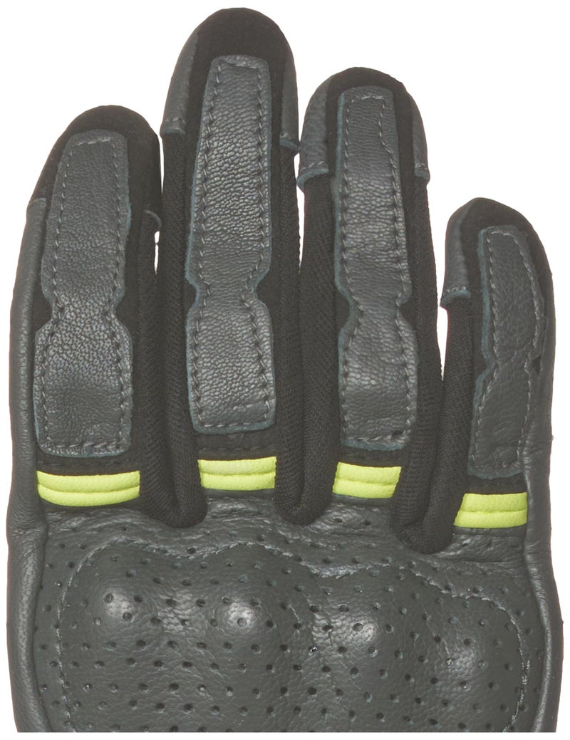 Raida CruisePro II Motorcycle Gloves (S, Grey - HiViz) - Image 2