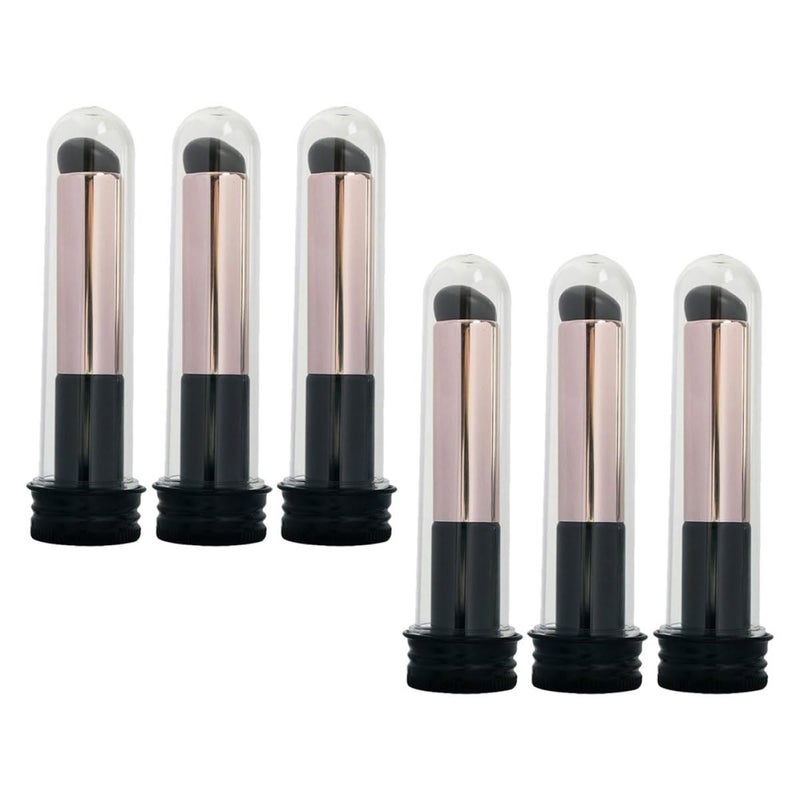 6pcs Silicone Lip Brush with Portable Case Lipstick Applicators for Precise Lip Gloss and Makeup Application Versatile Beauty Tools for Women and Makeup Enthusiasts - Image 1