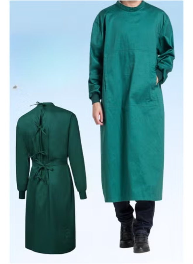 Generic Surgical gowns, medical special hand-washing gowns, isolation gowns, long-sleeved male and female doctor work clothes, hand-washing clothes, surgical gowns (green)  - Image 2