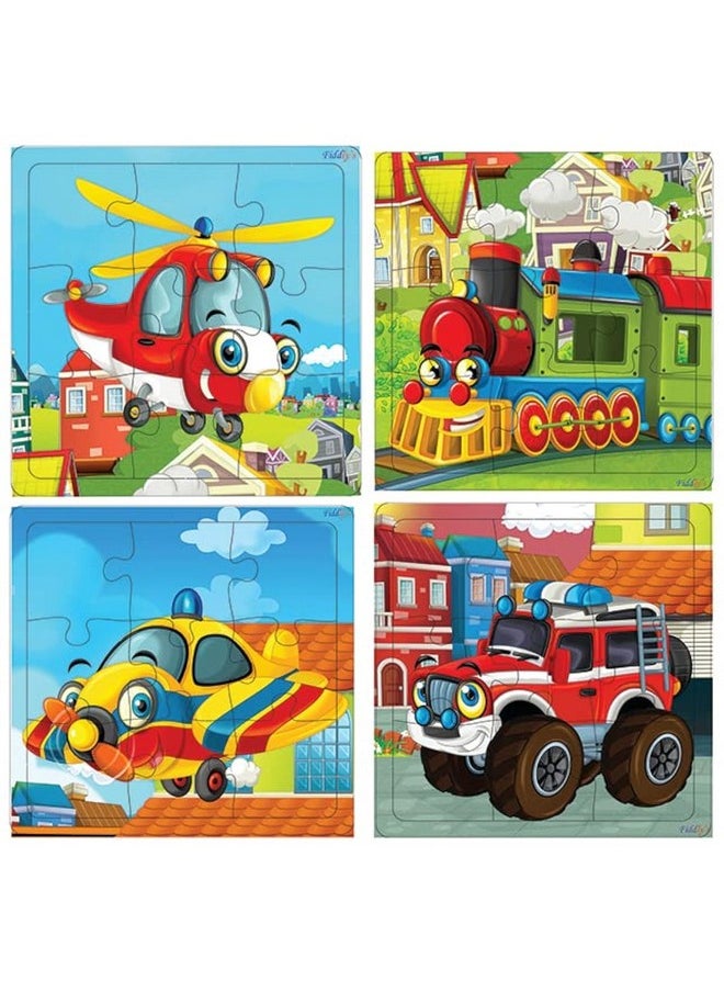 Fiddlys Wood Jigsaw Puzzles For Kids & Children -9 Pieces Age 3+ (Vehicles (Pack Of 4)) - pzsku/ZC8ED9525FD82E23174AEZ/45/_/1737721464/09d95530-f3e0-4a09-ba17-78ea0fabe4d6