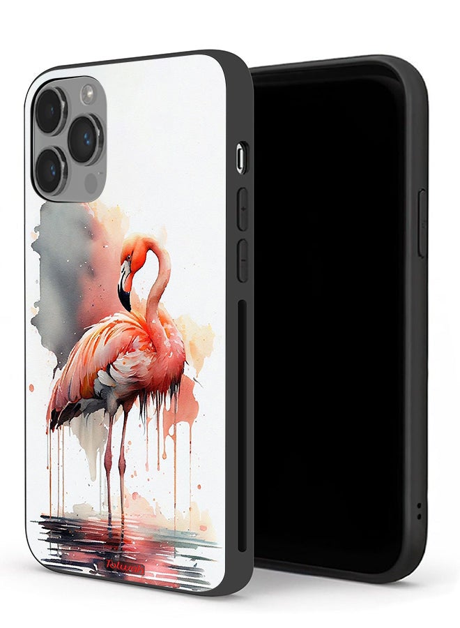Tolwak Apple iPhone 14 Pro Max Protective Case Tropical Watercolor Art - Image 1