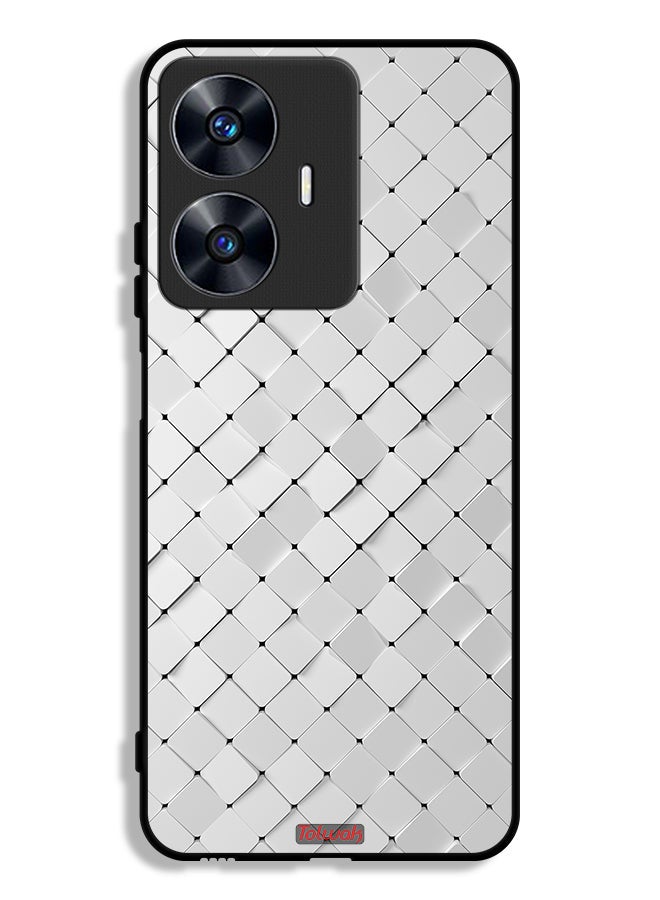 Tolwak Realme C55 Protective Case Cover Tiles Texture - Image 1