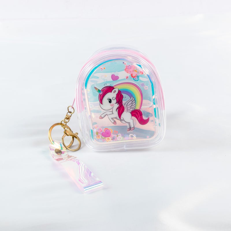 The Black Pearl Accessories Small Silicon Money Purse for Girls - Unicorn - Image 1