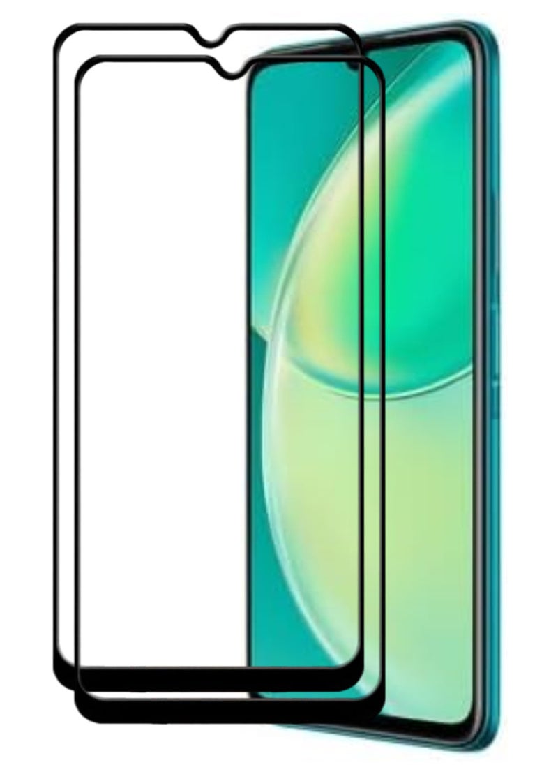 ACLIX 2 Pieces Antistatic ESD Dustproof Premium Quality High Definition Tempered Glass Screen Protector Designed For Huawei nova Y60 - Image 1