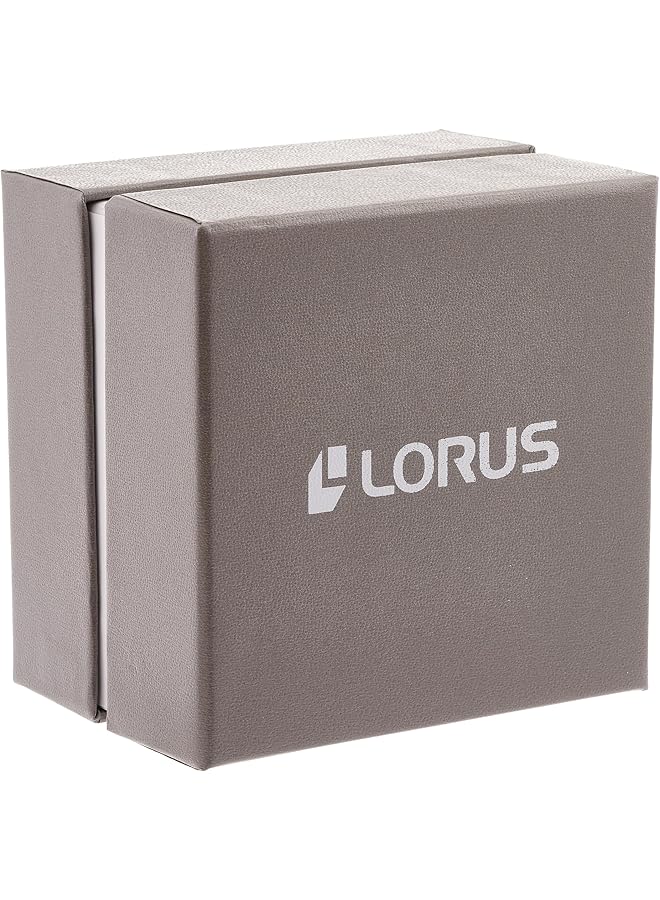 لوراس ساعة كوارتز أنالوج بمينا أسود من أشعة الشمس للرجال، مصنوعة من الفولاذ المقاوم للصدأ، طراز Rh923Nx9 - Image 4