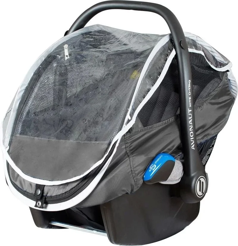 Jusso Baby Carrier Carry Seat Mosquito Net Raincoat Windbreaker - Smoked
