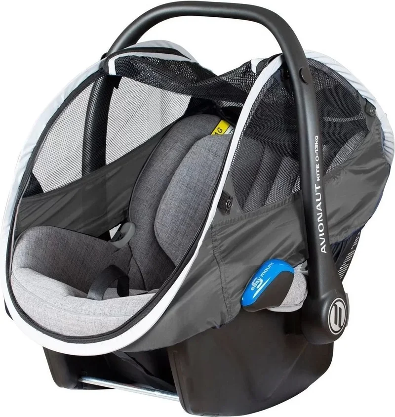 Jusso Baby Carrier Carry Seat Mosquito Net Raincoat Windbreaker - Smoked