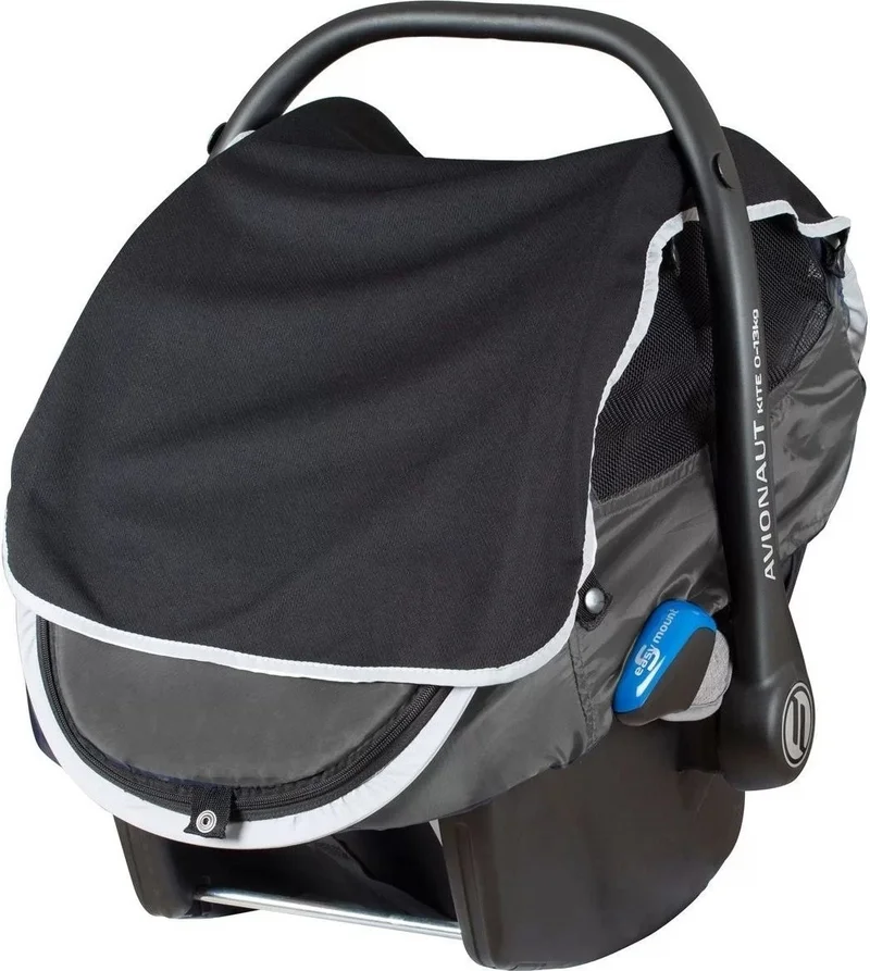 Jusso Baby Carrier Carry Seat Mosquito Net Raincoat Windbreaker - Smoked