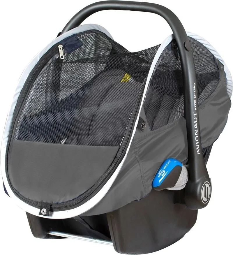 Jusso Baby Carrier Carry Seat Mosquito Net Raincoat Windbreaker - Smoked