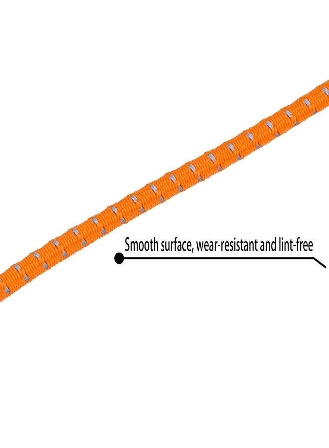 TCRC 10pcs 100mm RC Luggage Rope Roof Rack Tie Down Straps for 1/24 1/18 Scale RC Crawler Car Upgades,Orange - Image 2