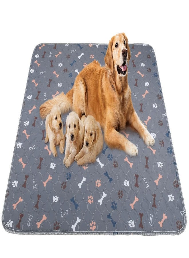 Bao dan Baodan Washable Pee Pads for Dogs , 2Pack Large Reusable Puppy Pads 34"x36" Waterproof Pet Training Pads, Non Slip Fast Absorbent Whelping Pee Pads for Dog Playpen Crate Potty Floor Couch - Image 1