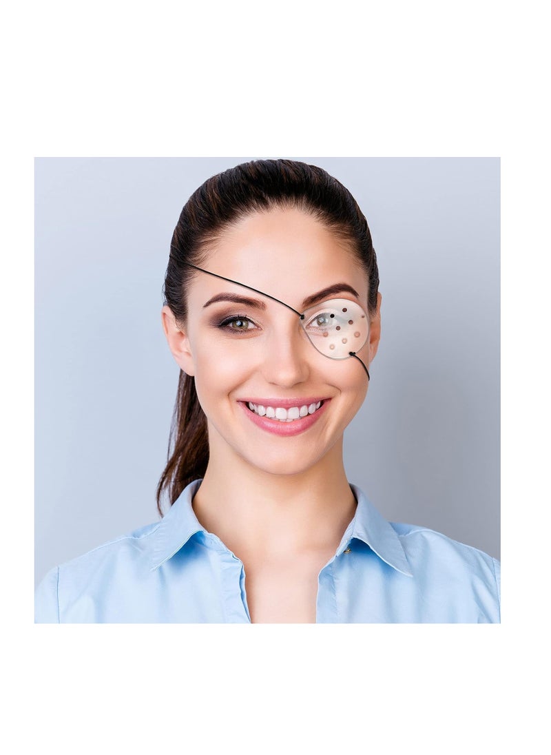 SYOSI - 6 Pieces Eye Shield Clear Eye Patch Plastic Eye Shield Transparent Ventilated Eye Surgery Coverings Breathable After Surgery Eye Protections Eye Care Supplies for Patient Men Women to Prevent Sand - Image 1