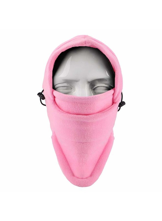 YQXCC F&NK Kids Winter Hats Balaclava Ski Mask Windproof Warm Adjustable with Fleece Lining Hat for Boys Girls (Pink) - Image 4