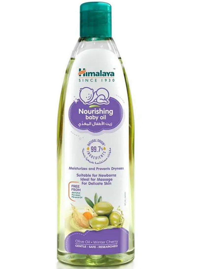 Himalaya Himalaya Nourishing Baby Oil with Olive Oil and Cherry 200ml