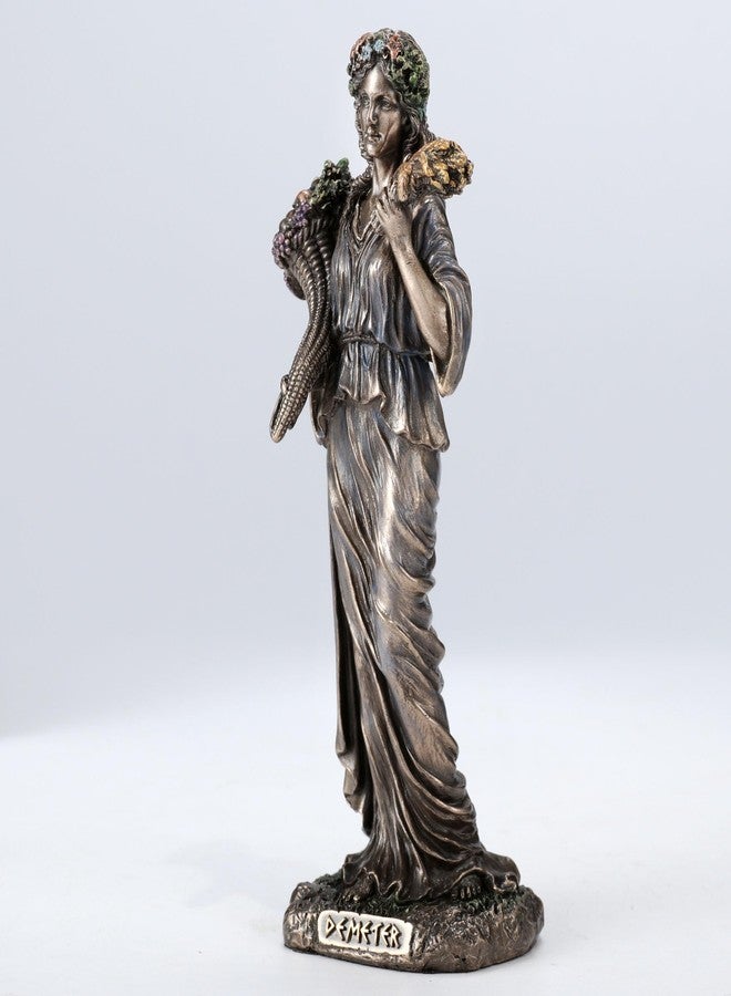 Veronese Design 5 7/8 Inch Demeter Greek Goddess of The Harvest Cold Cast Resin Statue Bronze Finish Sculpture - Image 2